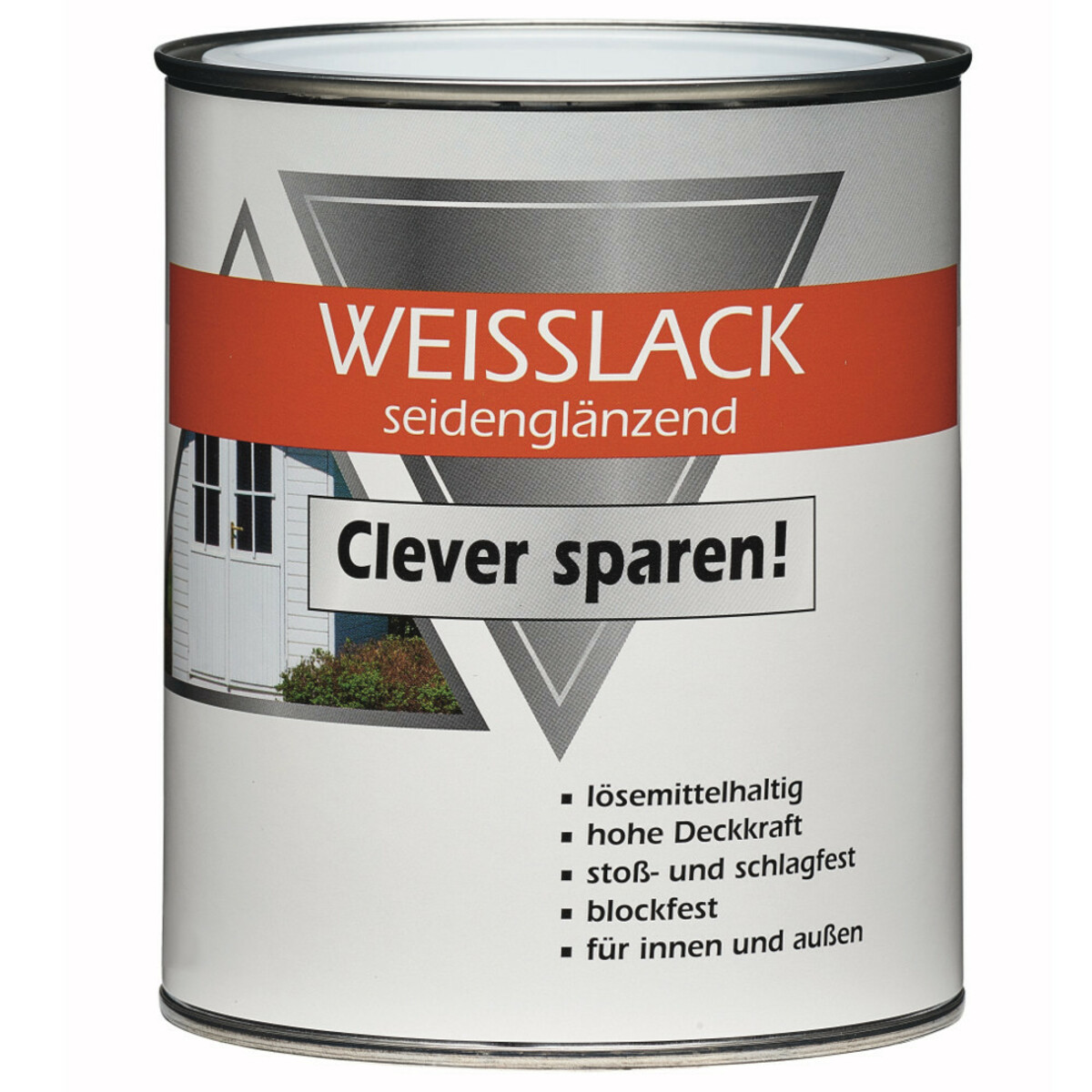 Bild 1 von Weißlack reinweiß RAL 9010 seidenglänzend für innen außen