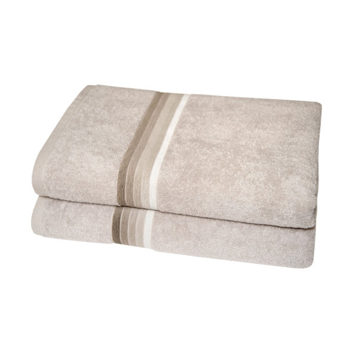 Bild 1 von Duschtuch, 2 x 1er Set, beige