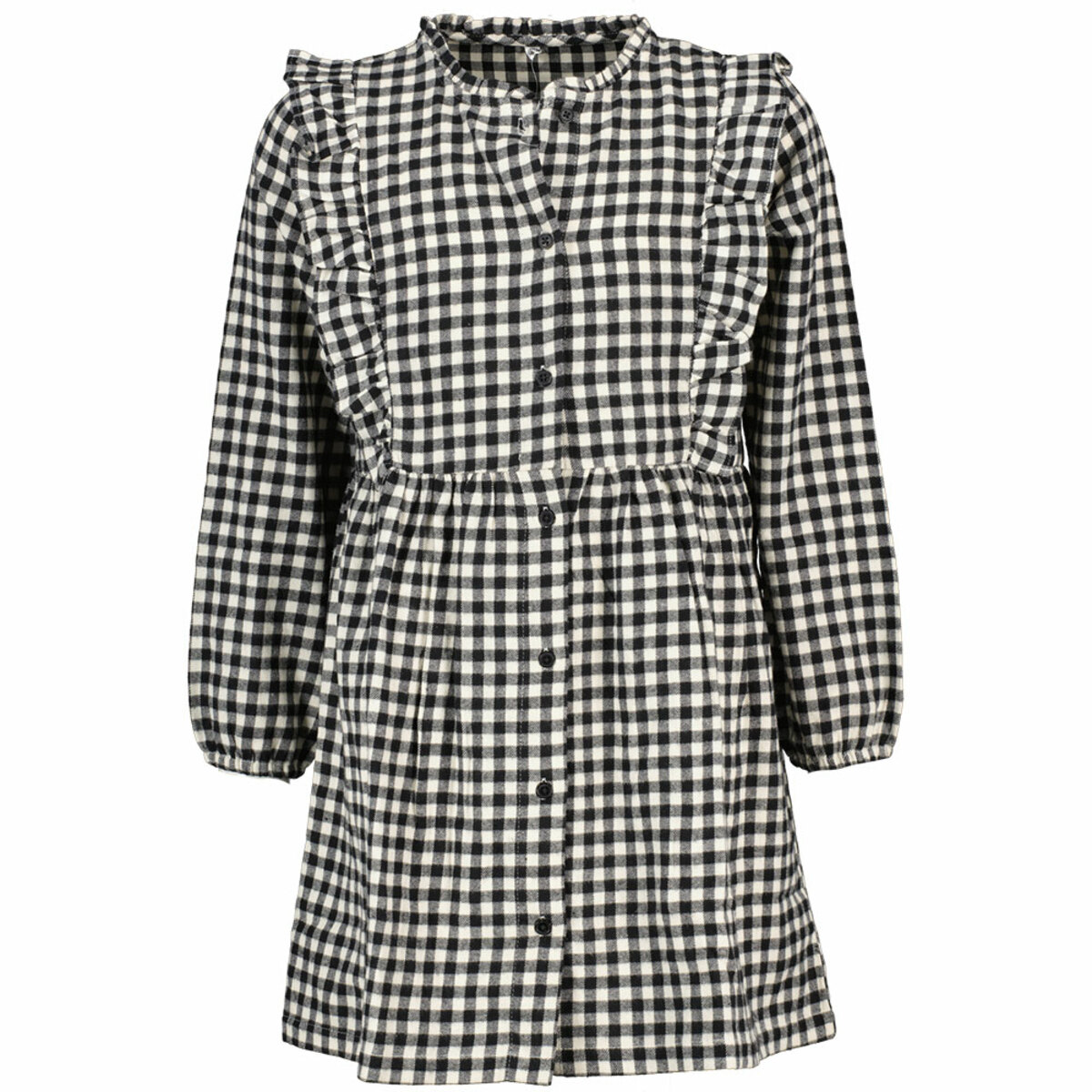 Bild 1 von Kinder-Kleid, Weiß/Schwarz, 134/140