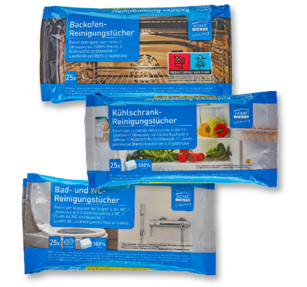 Bild 1 von HOME IDEAS CLEANING Feuchte Reinigungstücher*