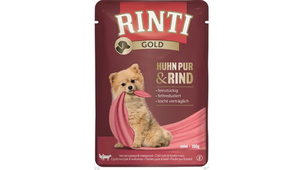 Bild 1 von RINTI Hundenassfutter Gold Huhn Pur & Rind