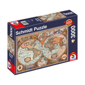 Puzzle Antike Weltkarte, 3.000 Teile