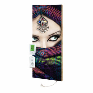 800W marmony® Infrarot-Heizung Motiv "Arabic Eyes 2"