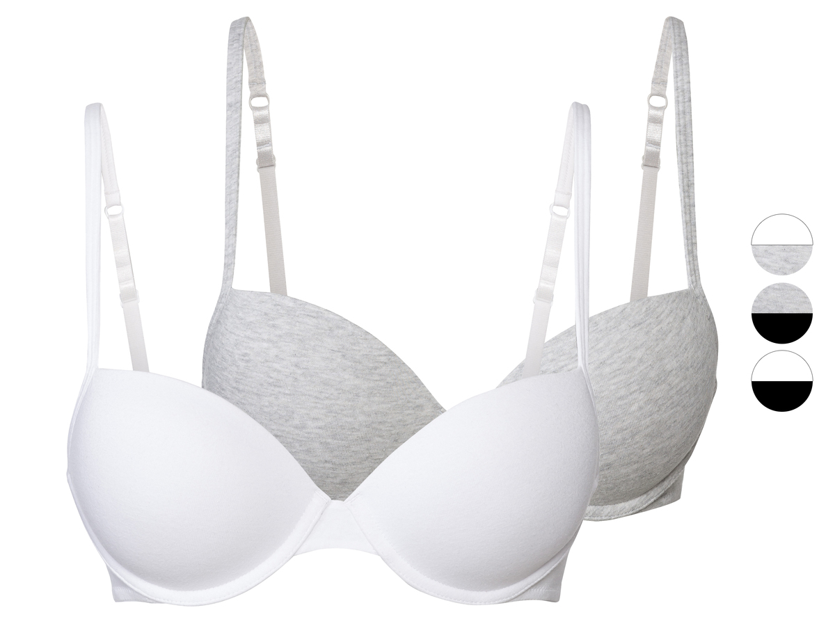 Bild 1 von esmara® Damen Bügel-BHs, 2 Stück, gepaddete Cups