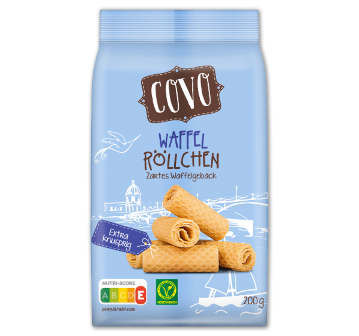 Bild 1 von COVO Waffel Röllchen