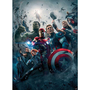 Komar Fototapete Avengers Age of Ultron Movie Poster B/H: ca. 184x254 cm