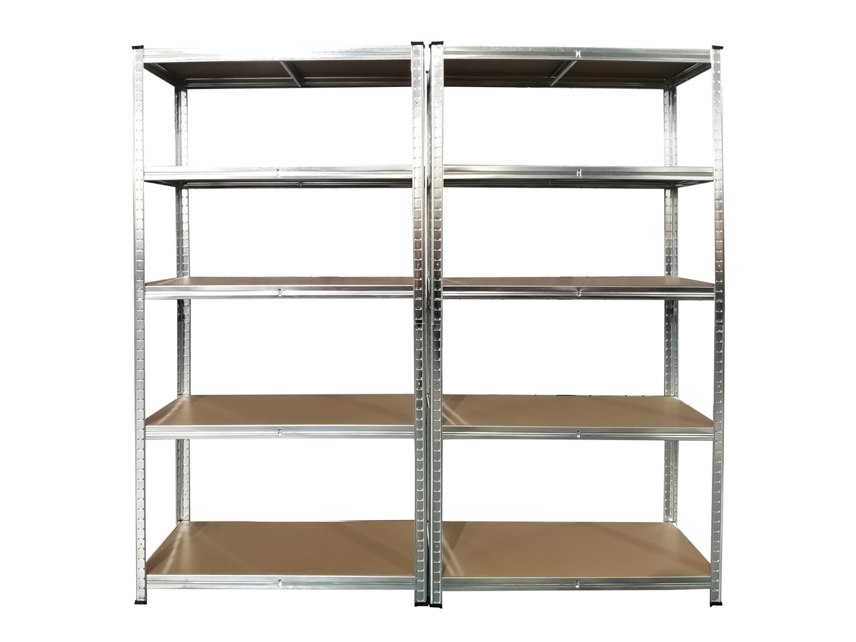 Bild 1 von Kraft Werkzeuge Schwerlastregal / Kellerregal / Lagerregal aus Stahl 2er Set. 175 kg pro Boden