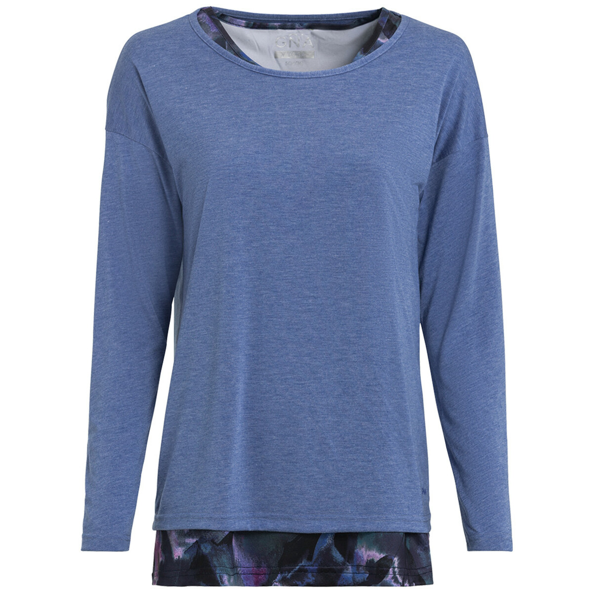 Bild 1 von Damen Yoga-Langarmshirt und Top im Set BLAU / BUNT