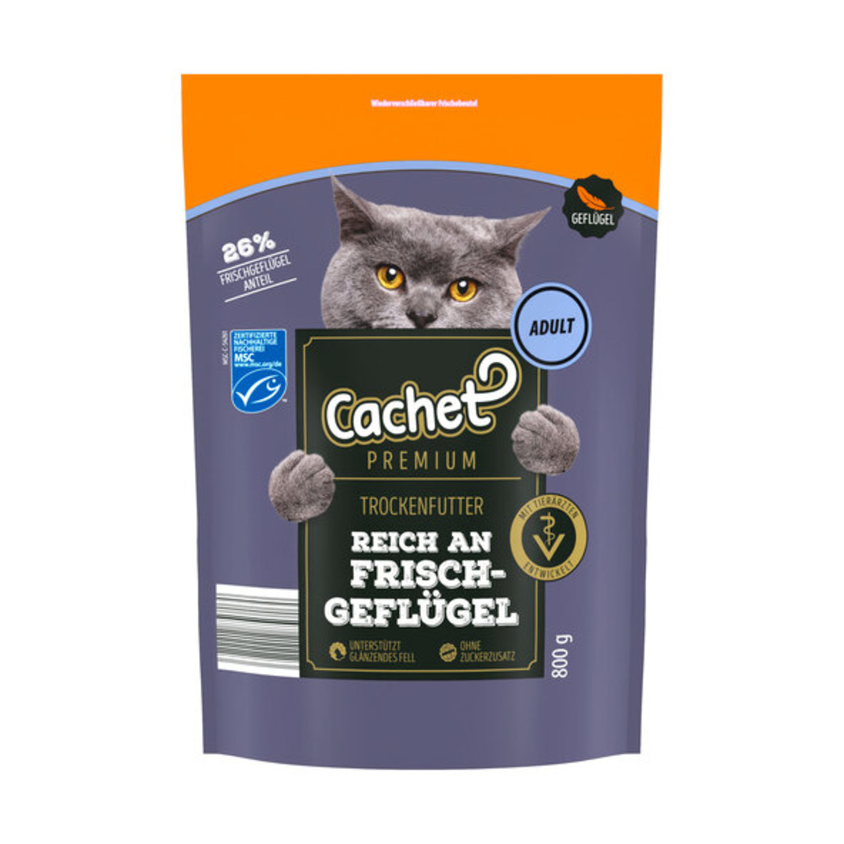 Bild 1 von Premium Katzen-Trockenfutter Adult, 8 x 800 g
