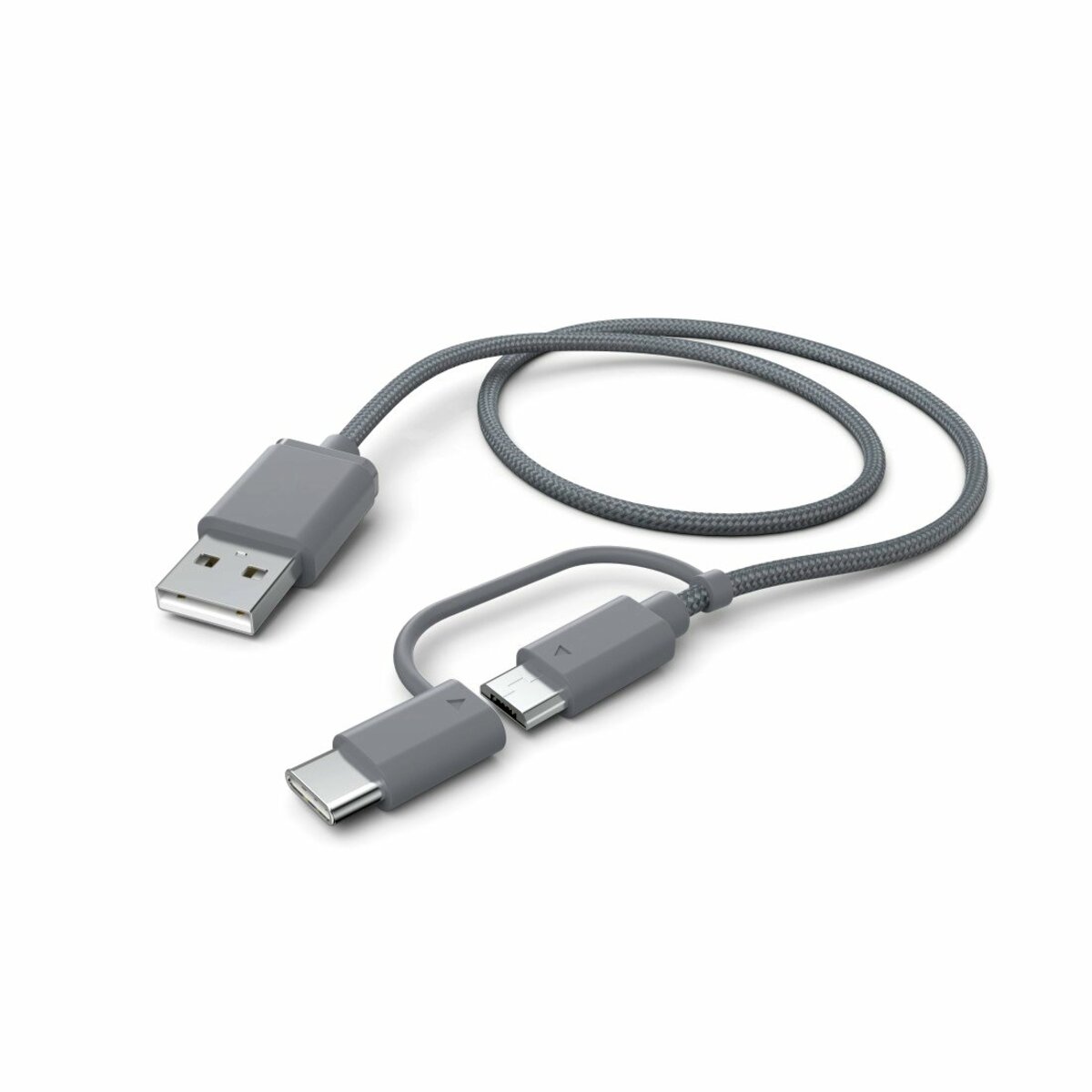 Bild 1 von 2 in 1-Micro-USB-Kabel mit USB-C-Adapter