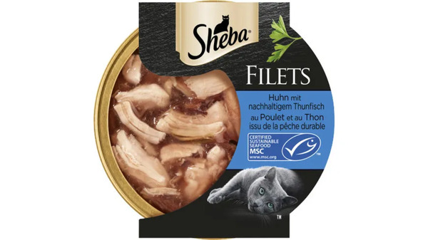 Bild 1 von SHEBA® Schale Filets Huhn mit Thunfisch MSC