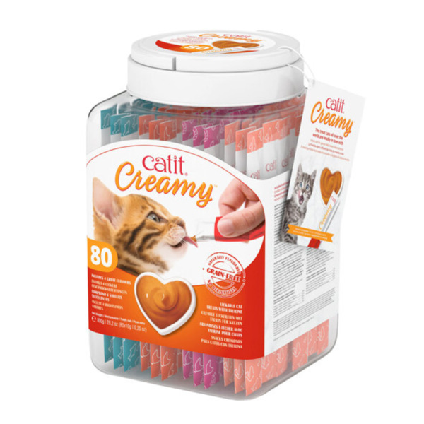 Bild 1 von Geschenkdose Katzensnack Creamy, 80 x 10 g