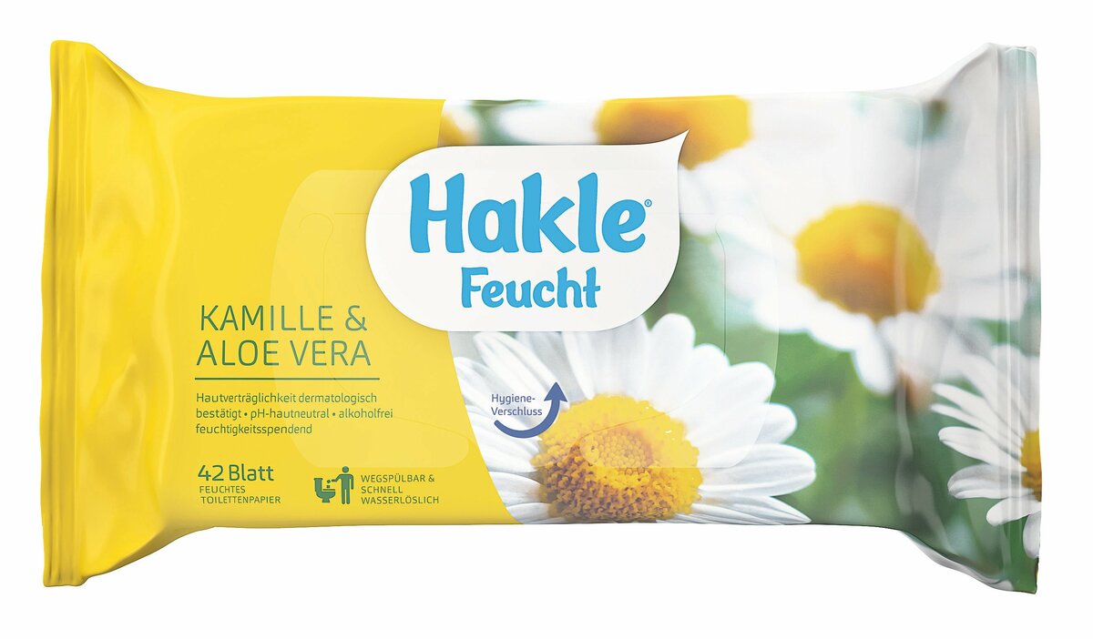 Bild 1 von Feuchtes Toilettenpapier 'Kamille & Aloe Vera'