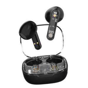 Transparenter In-Ear Kopfhörer T-150, schwarz