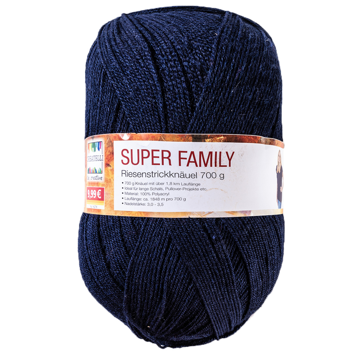 Bild 1 von Createlli Super Family Riesen Strickknäuel 700 g