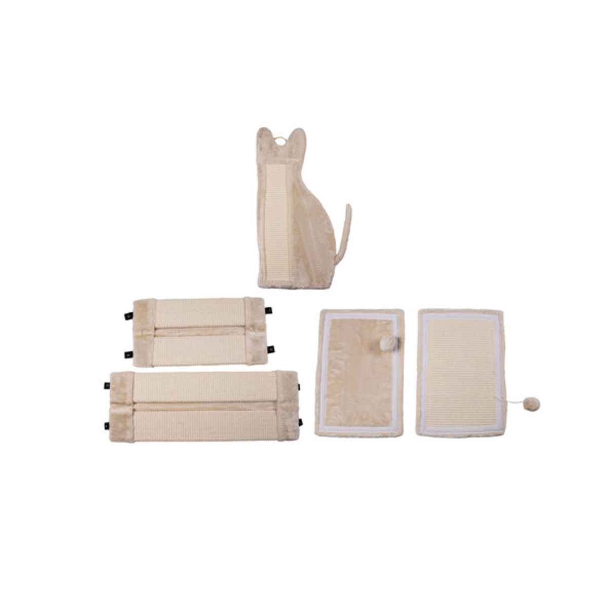 Bild 1 von Kratzbrett Set, beige, 5-tlg.