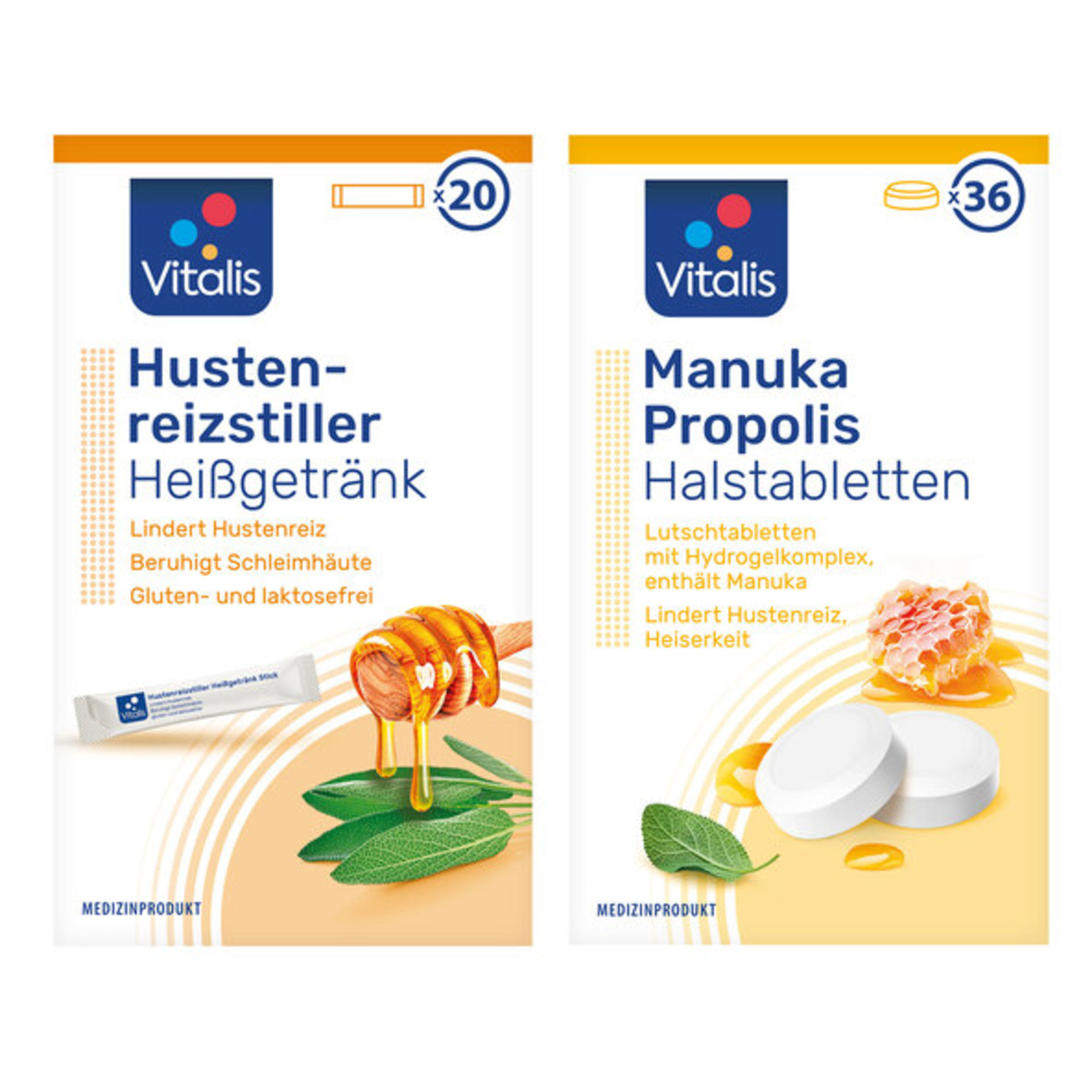 Bild 1 von Hustenreiz-Sticks & Halstabletten (2 x 2 Stück)