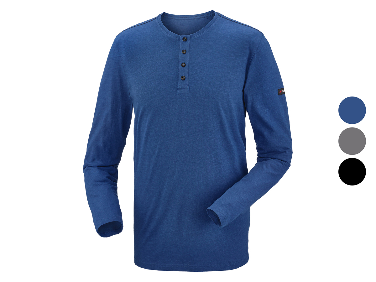 Bild 1 von PARKSIDE® Herren Langarmshirt mit Knopfleiste