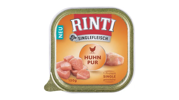 Bild 1 von RINTI Hundenassfutter Singlefleisch Huhn Pur