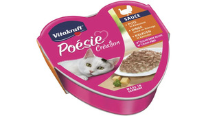 Vitakraft Katzennassfutter Poésie® + Pute in Käsesauce