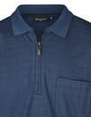 Bild 3 von Bexleys man - Tow-tone langarm Poloshirt mit Karo-Muster