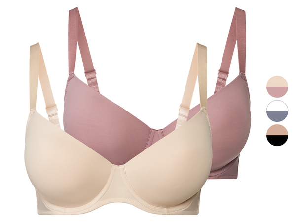 Bild 1 von esmara® Damen Bügel-BHs, 2 Stück, gemouldete Cups