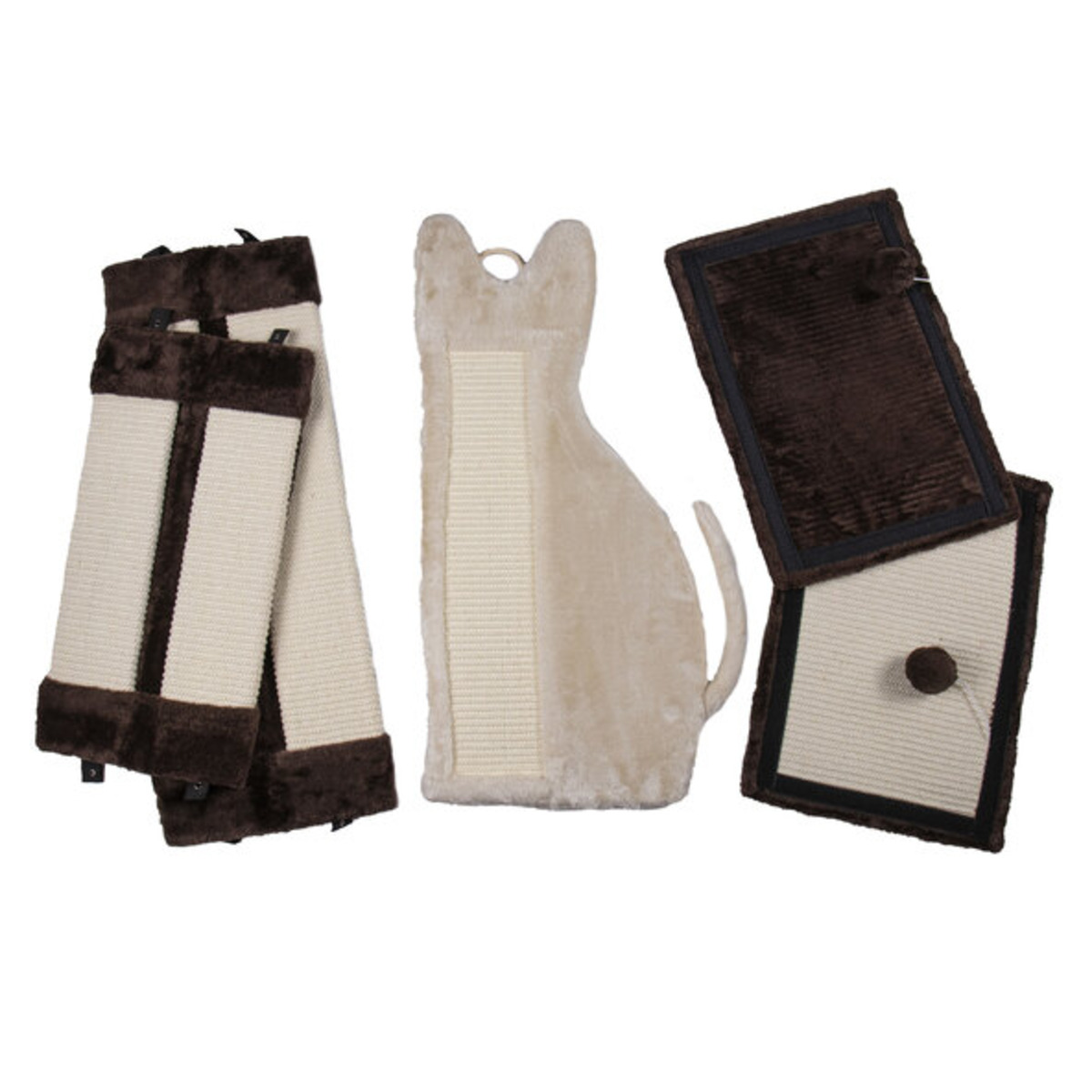 Bild 1 von Kratzbrett-Set, braun, 5-tlg.