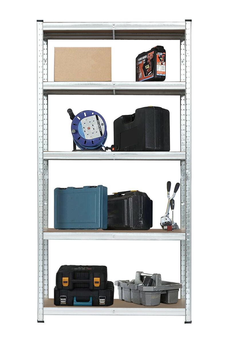 Bild 1 von Kraft Werkzeuge Schwerlastregal / Kellerregal / Lagerregal 5 stufig, 175 kg pro Stufe