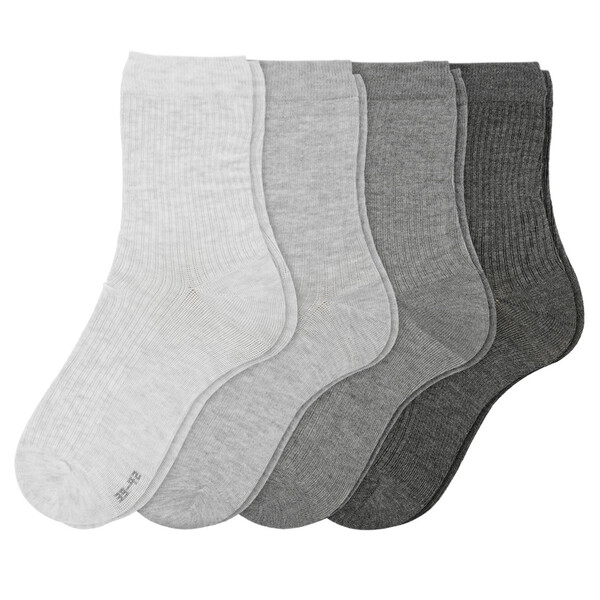 Bild 1 von 4 Paar Damen Socken in Melange-Optik HELLGRAU / GRAU / DUNKELGRAU