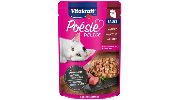 Bild 1 von Vitakraft Katzennassfutter Poésie® Déli Sauce + Herz