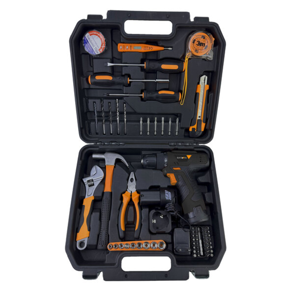 Bild 1 von Batavia Werkzeugset mit Akku Schrauber, 70-tlg.