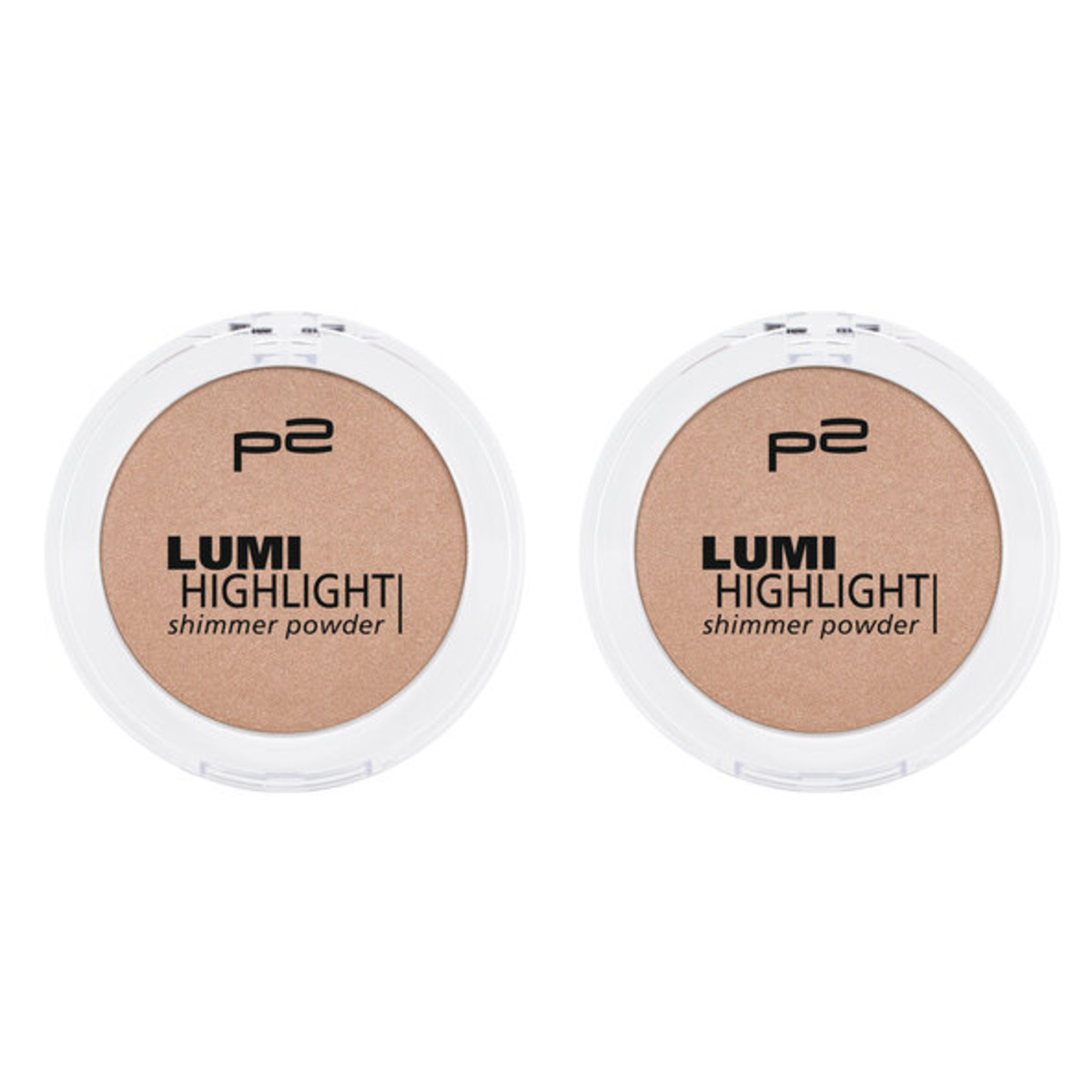 Bild 1 von P2 Lumi Highlight Shimmer Powder, 020 gold, 2er Multipack