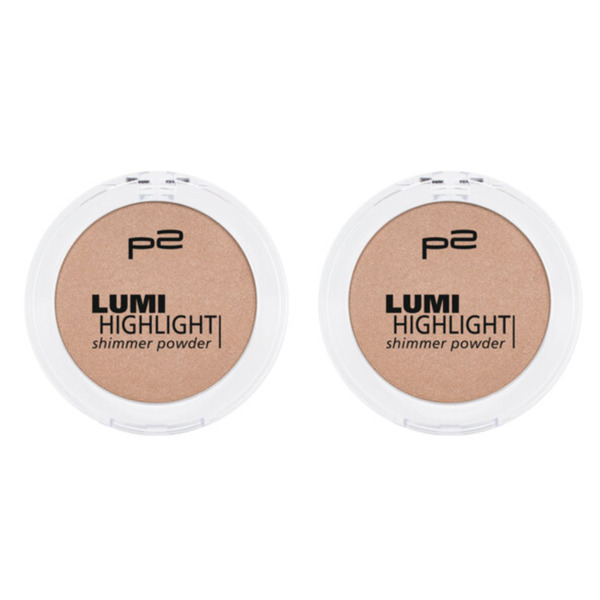 Bild 1 von P2 Lumi Highlight Shimmer Powder, 020 gold, 2er Multipack