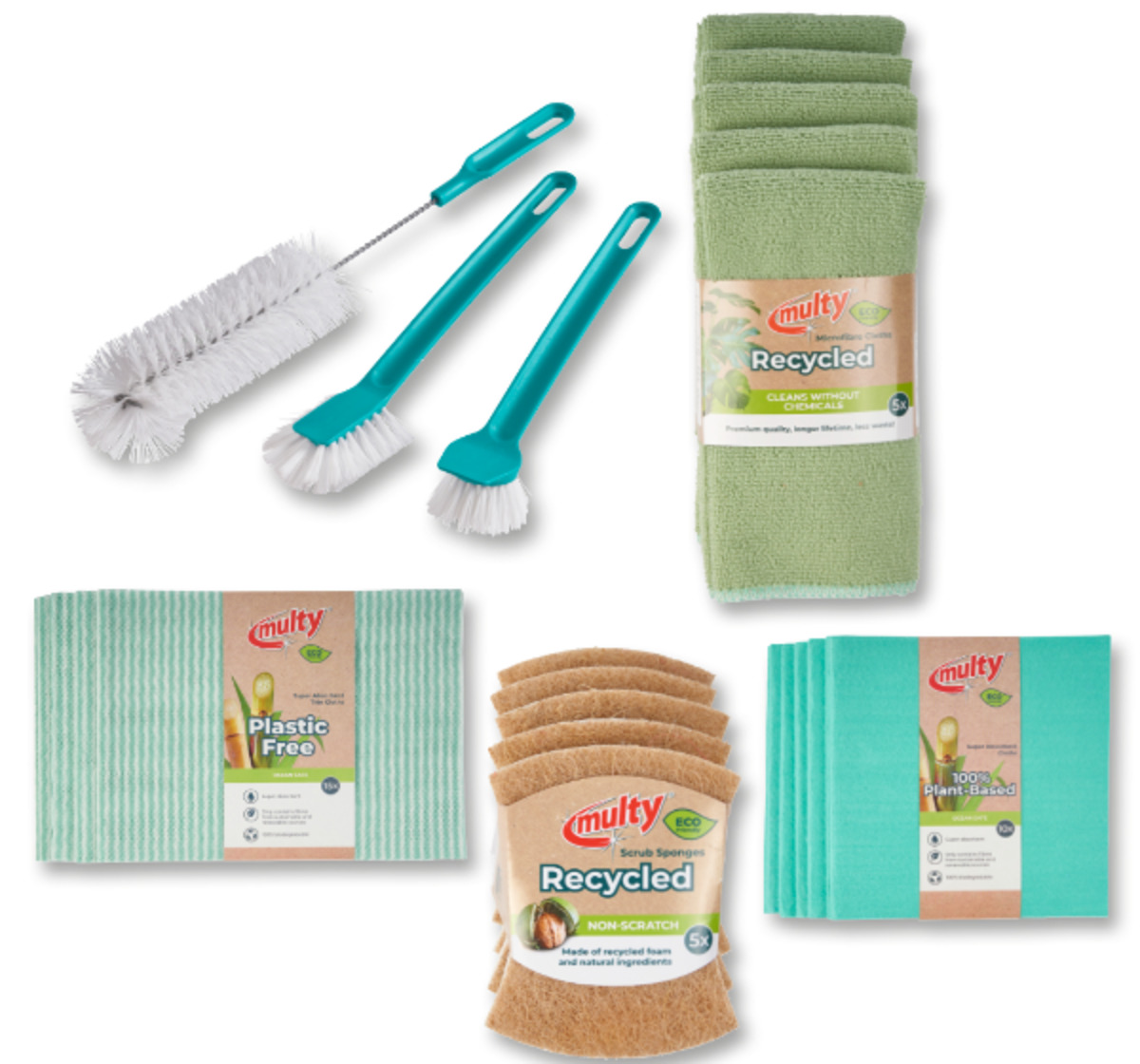 Bild 1 von Nachhaltige Reinigungshelfer im Sparpack*