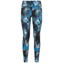 Bild 1 von Damen Yoga-Leggings mit Allover-Print SCHWARZ / BLAU / LILA