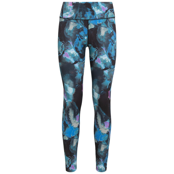 Bild 1 von Damen Yoga-Leggings mit Allover-Print SCHWARZ / BLAU / LILA