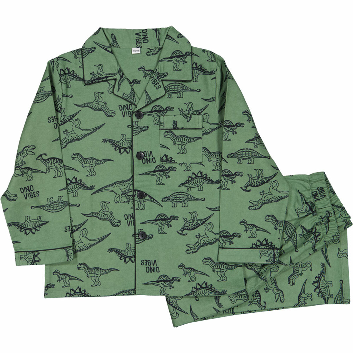 Bild 1 von Jungenpyjama, Grün, 98/104