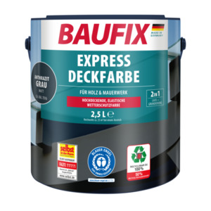 Baufix Express-Deckfarbe anthrazit grau