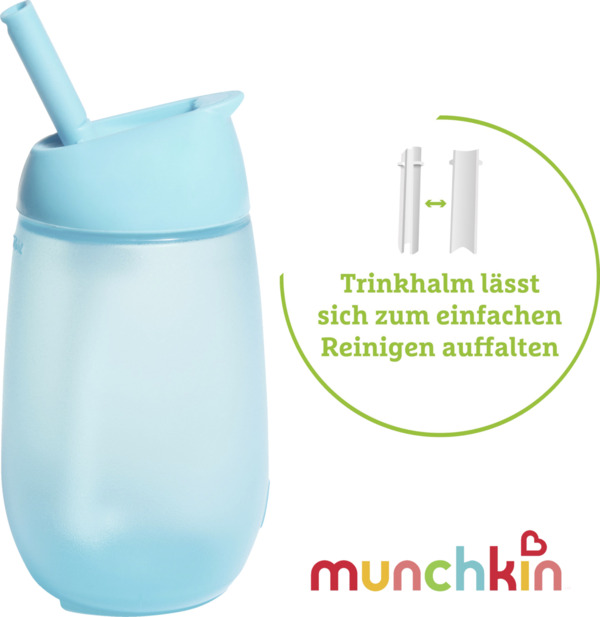 Bild 3 von Munchkin Trinkbecher mit Trinkhalm, blau 296 ml