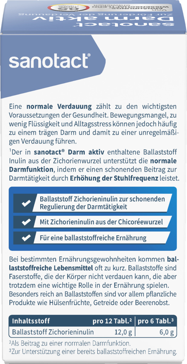 Bild 4 von sanotact® Darm aktiv Kautabletten