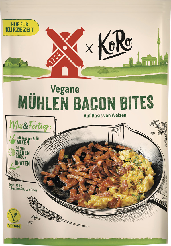 Bild 1 von KoRo Vegane Mühlen Bacon Bites