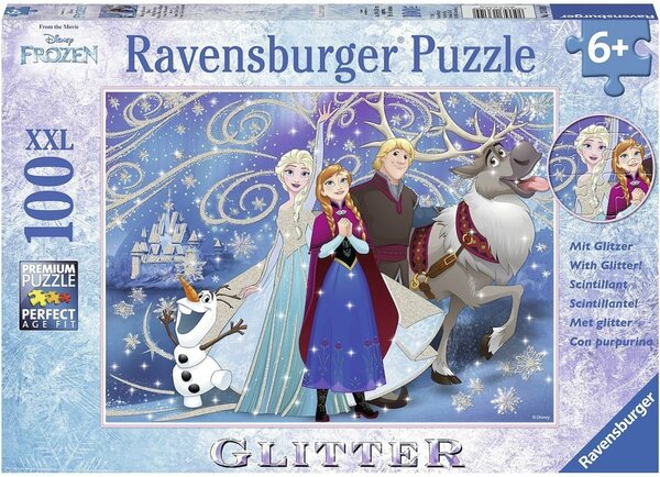 Bild 1 von Ravensburger Puzzle »Disney Frozen, glitzernder Schnee«, 100 Puzzleteile, Made in Germany, FSC® - schützt Wald - weltweit