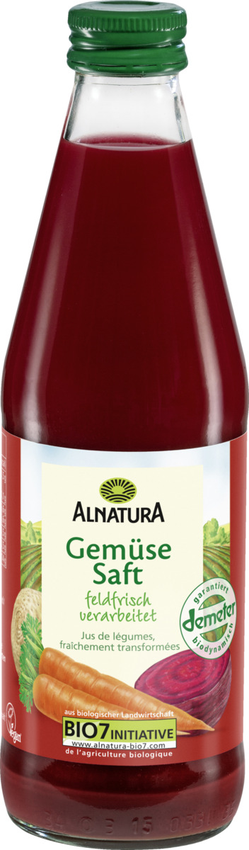 Bild 1 von Alnatura Bio Gemüsesaft feldfrisch verarbeitet