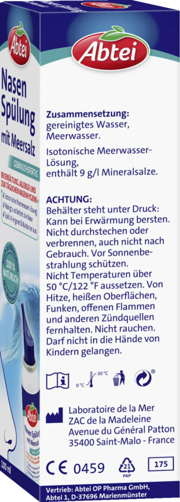 Bild 2 von Abtei Meersalz Nasenspülung