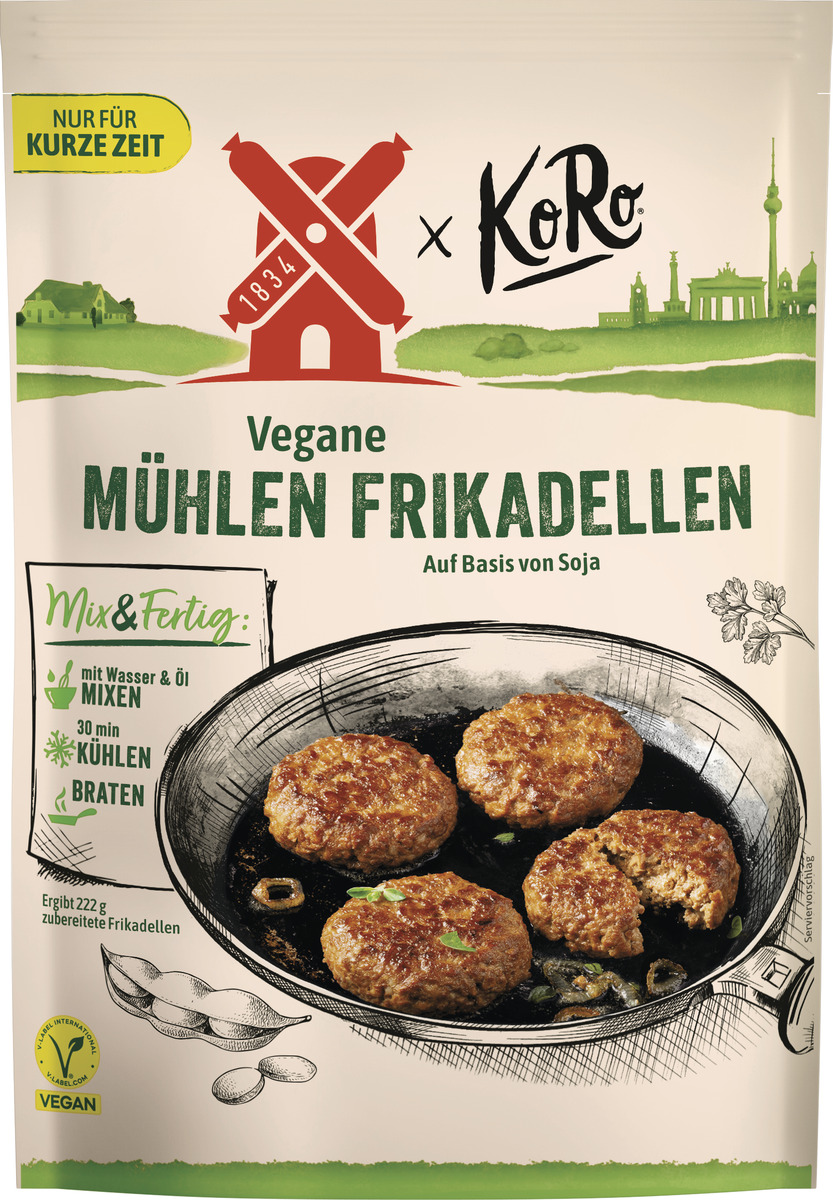 Bild 1 von KoRo Vegane Mühlen Frikadellen