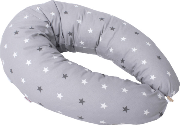 Bild 2 von HOBEA Stillkissen Sternenmuster grau