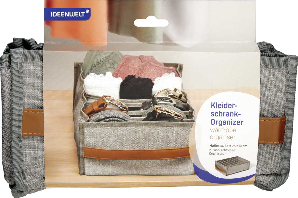 Bild 1 von IDEENWELT Kleiderschrank-Organizer groß