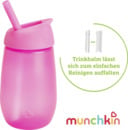 Bild 3 von Munchkin Trinkbecher mit Trinkhalm, pink 296 ml