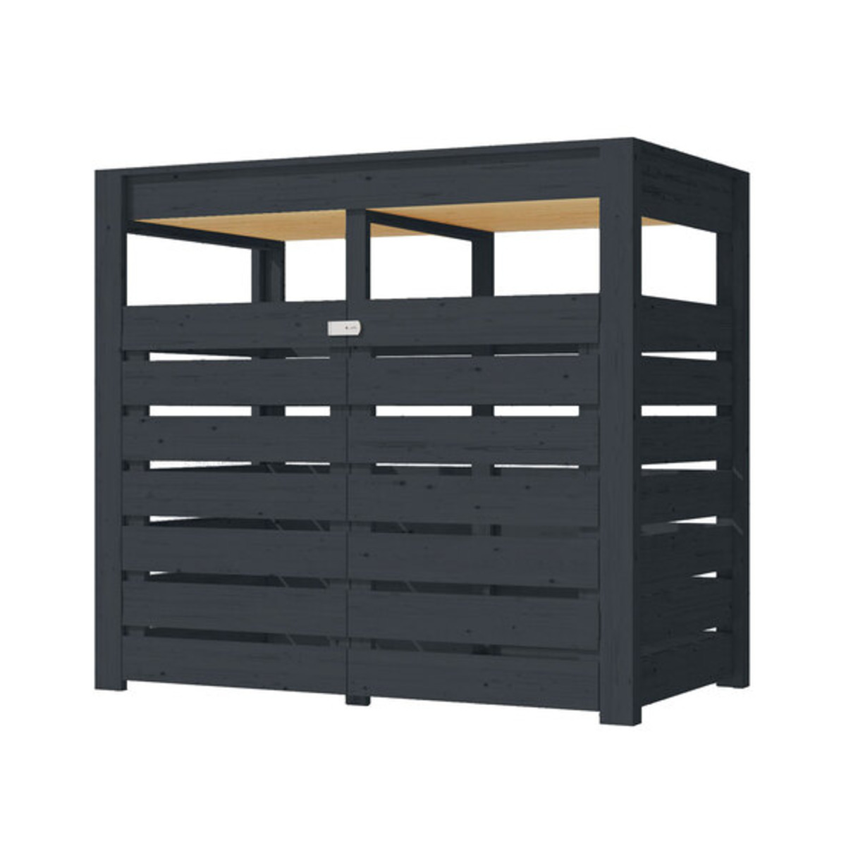 Bild 1 von Mülltonnenbox mit Hochbeet, anthrazit