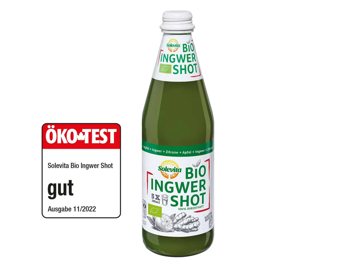 Bild 1 von Solevita Bio Ingwer-Shot, 
         500 ml